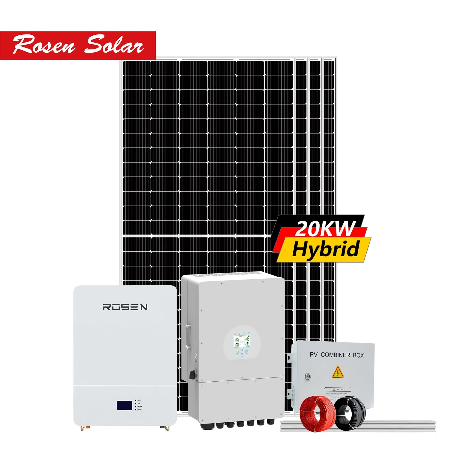 off-Grid Solar System 20kw Cost Effective Rooftop Solar Power System