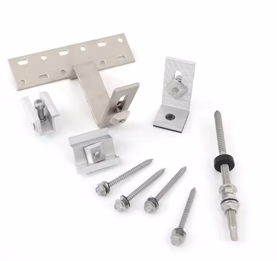 Roof Panel Systems Mounted Tile Ballasted Wholesale PV Mount Carport Holder Rooftop Energy Domestic Pole Solar Mounting System