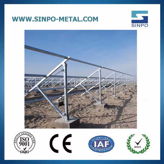 High Quality Pile Ground Solar Racking System PV Panel Mounting Stand